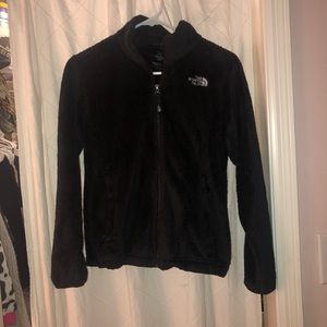 North Face black fleece jacket
